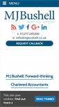 Mobile Screenshot of mjbushell.co.uk